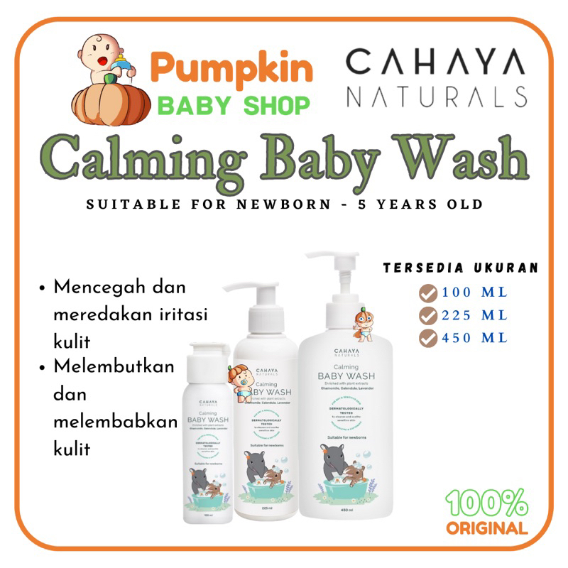 CAHAYA Natural Calming Baby Wash