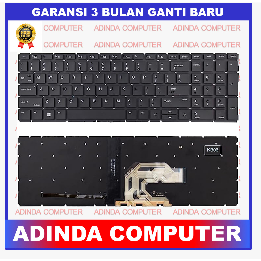 Keyboard HP Probook 450-G6 450 G6 440-G6 440 G6 450-G7 450 G7 Zhan 66 450G-7 450G 7 450R-G6 450R G6 450R-G7 450R G7 455-G6 455 G6