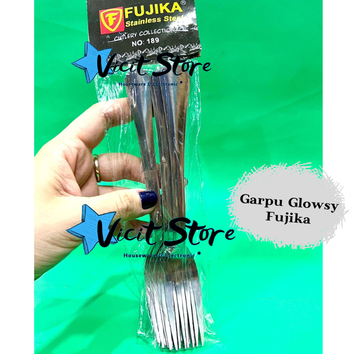 Sendok Garpu Makan Stainless Komodo Glowsy Harga 1pack isi 6pcs