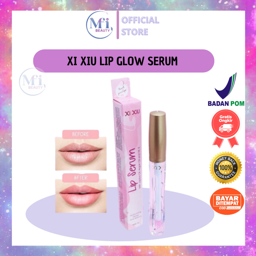 XI XIU LIP GLOW SERUM XIXIU SERUM BIBIR BPOM