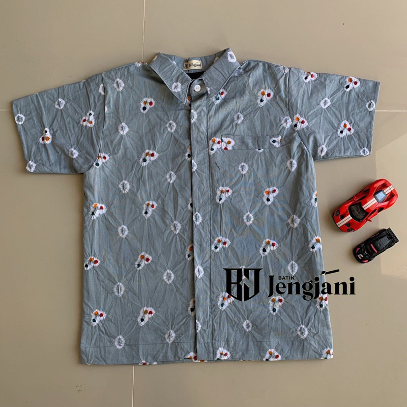 Kemeja Jumputan Anak | Kids Jumputan | Baju Batik Anak | Lapis Furing