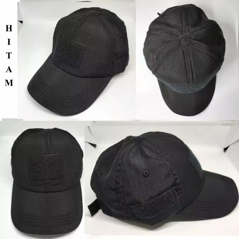 TOPI TACTICAL VELCRO PEREKAT RIPSTOP OUTDOOR LAPANGAN TOPI MILITER TOPI TACTICAL TOPI TNI