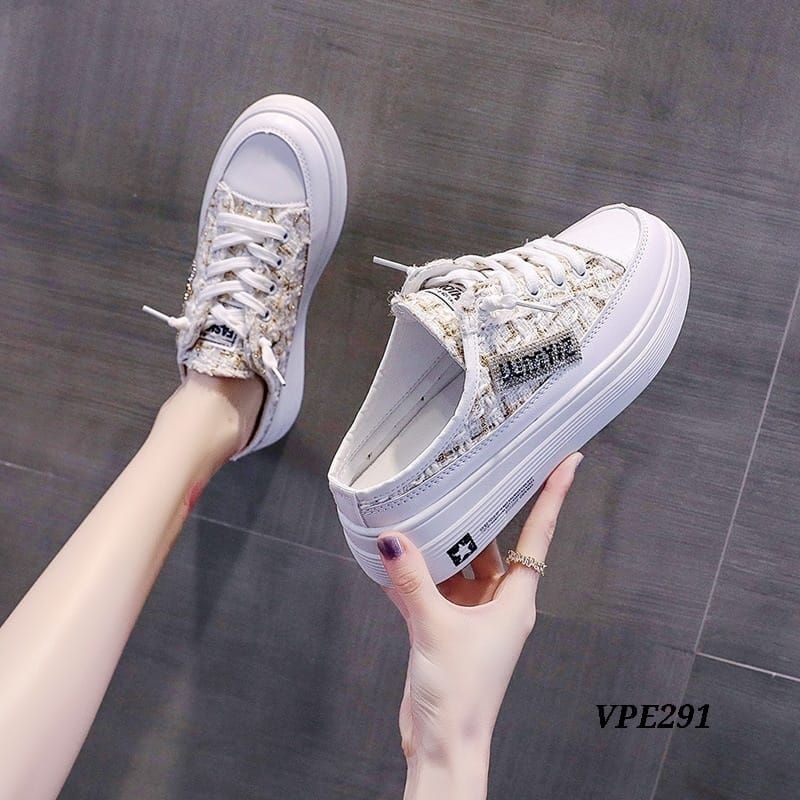 SNEAKERS SLOP SANDALS KANVAS STYLE KOREA VPE291