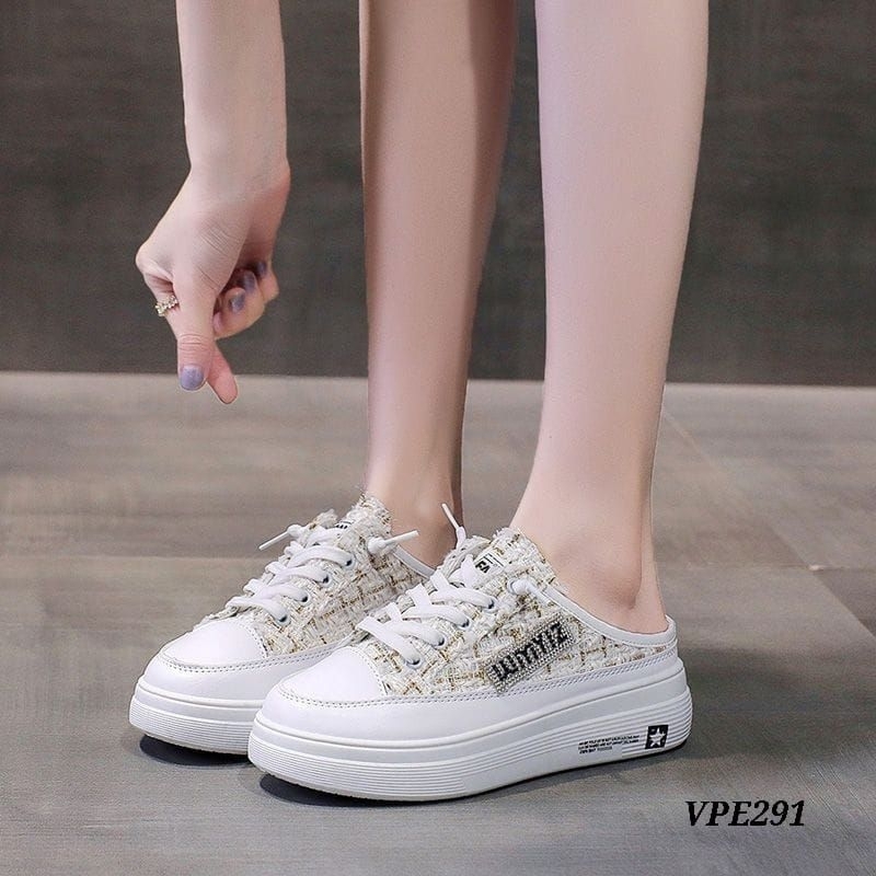 SNEAKERS SLOP SANDALS KANVAS STYLE KOREA VPE291