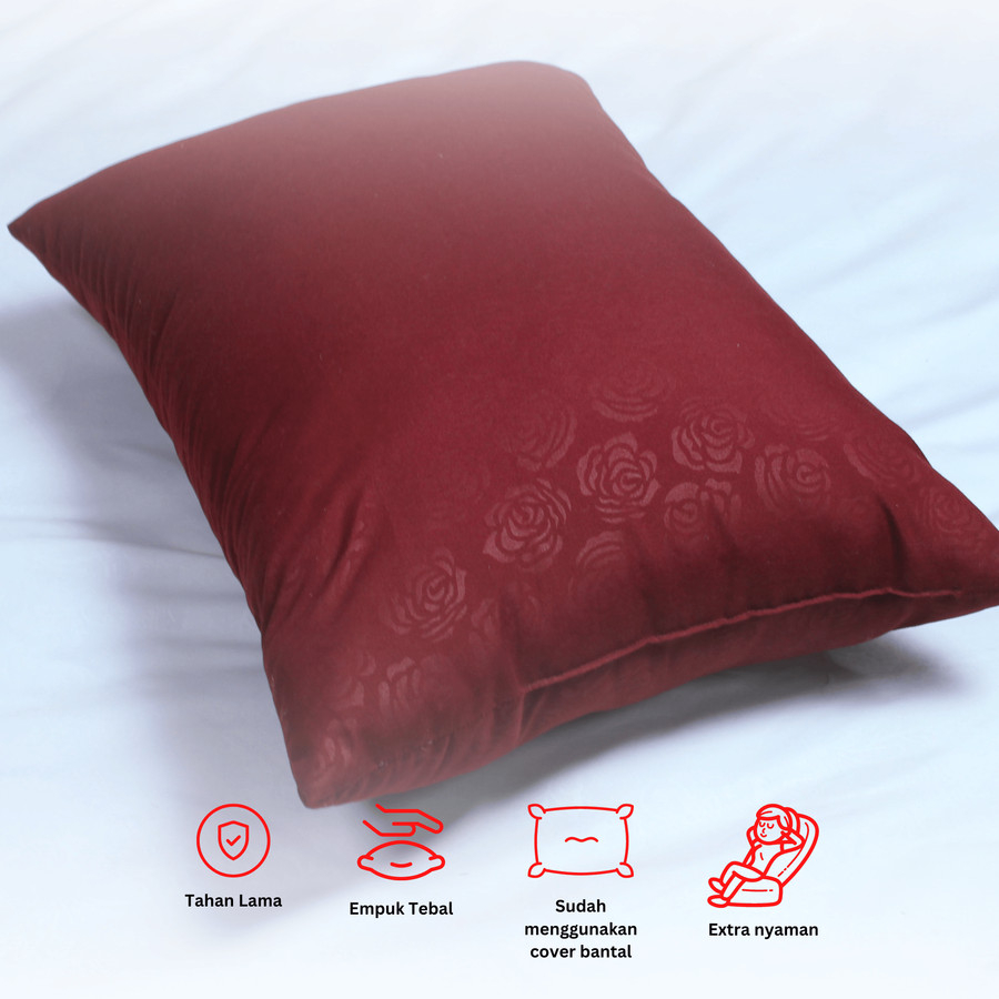 Lady Rose - Bantal Kepala / Guling Premium Terlaris pilihan