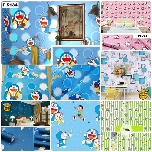 Wallpaper Motif Karakter Ukuran 45cm X 10m