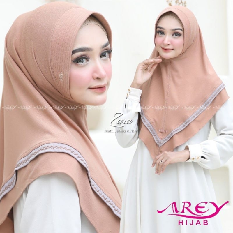 [Original Arey] ZARA••hijab instan pet list••hijab instan jersey irish