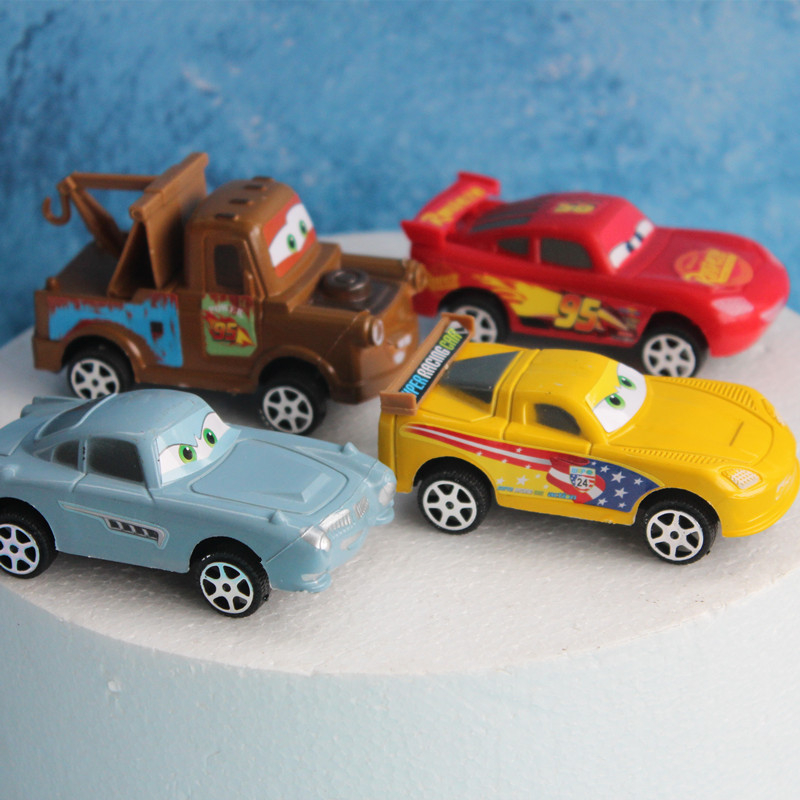 Topper Cake Kue Ulang Tahun Mainan Kereta Thomas Car Mobil Truk Ultah Penghias Tart Figure