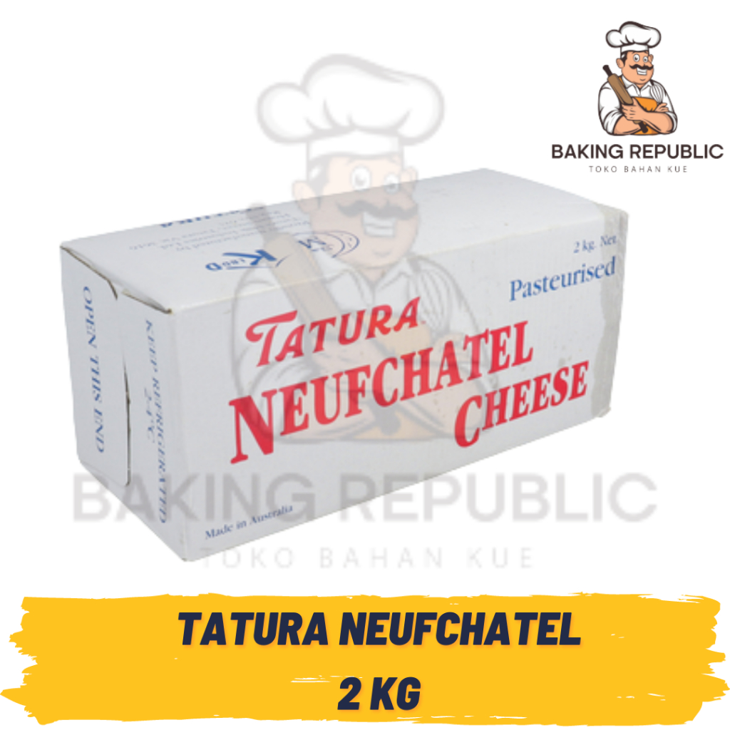 

TATURA NEUFCHATEL | 2 KG | TATURA CREAM CHEESE PLAIN | MADE IN AUSTRALIA | CREAM CHEESE TAWAR IMPORT BEST SELLER