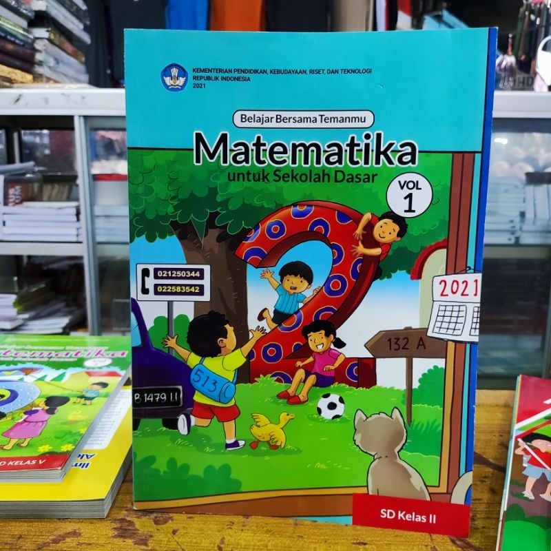 buku paket belajar bersama temamu matematika kelas 2 volume 1 dan 2 kurikulum merdeka