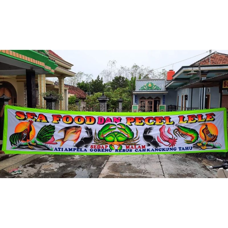 SPANDUK PECEL LELE / SPANDUK LETTER / SPANDUK LUKIS KHAS LAMONGAN