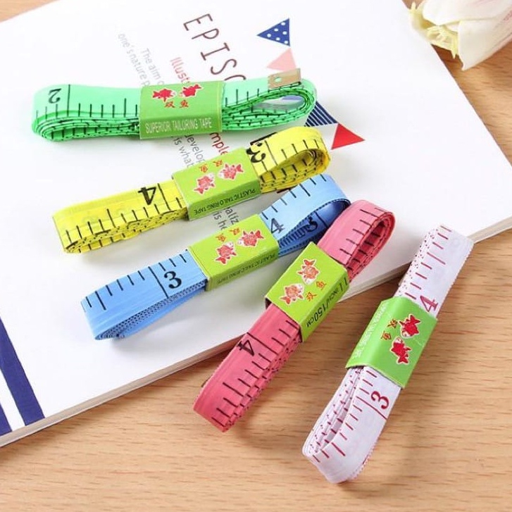 METERAN BAJU / METERAN JAHIT / ALAT UKUR JAHIT / METERAN 150CM/Meteran Jahit Baju Kain Ukur Pinggang