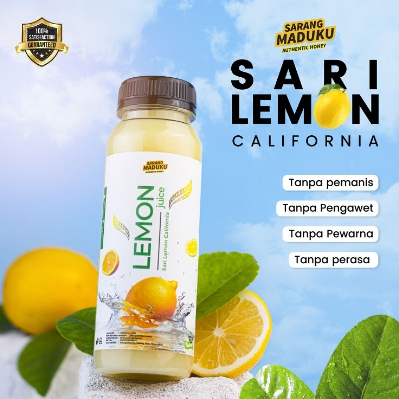 

Sarang Maduku - Sari Lemon Asli Murni - Pure Lemon Juice - Detox - Diet Natural Healthy