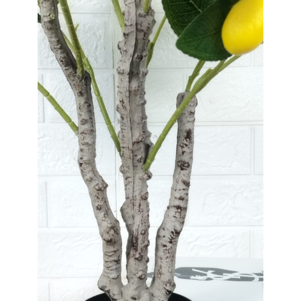 Azgalery / Pohon Buah Hias Artifical Lemon Tree Artifical Import Hiasan Pojok Rumah Aesthetic Hiasan Taman Fresh PBP171