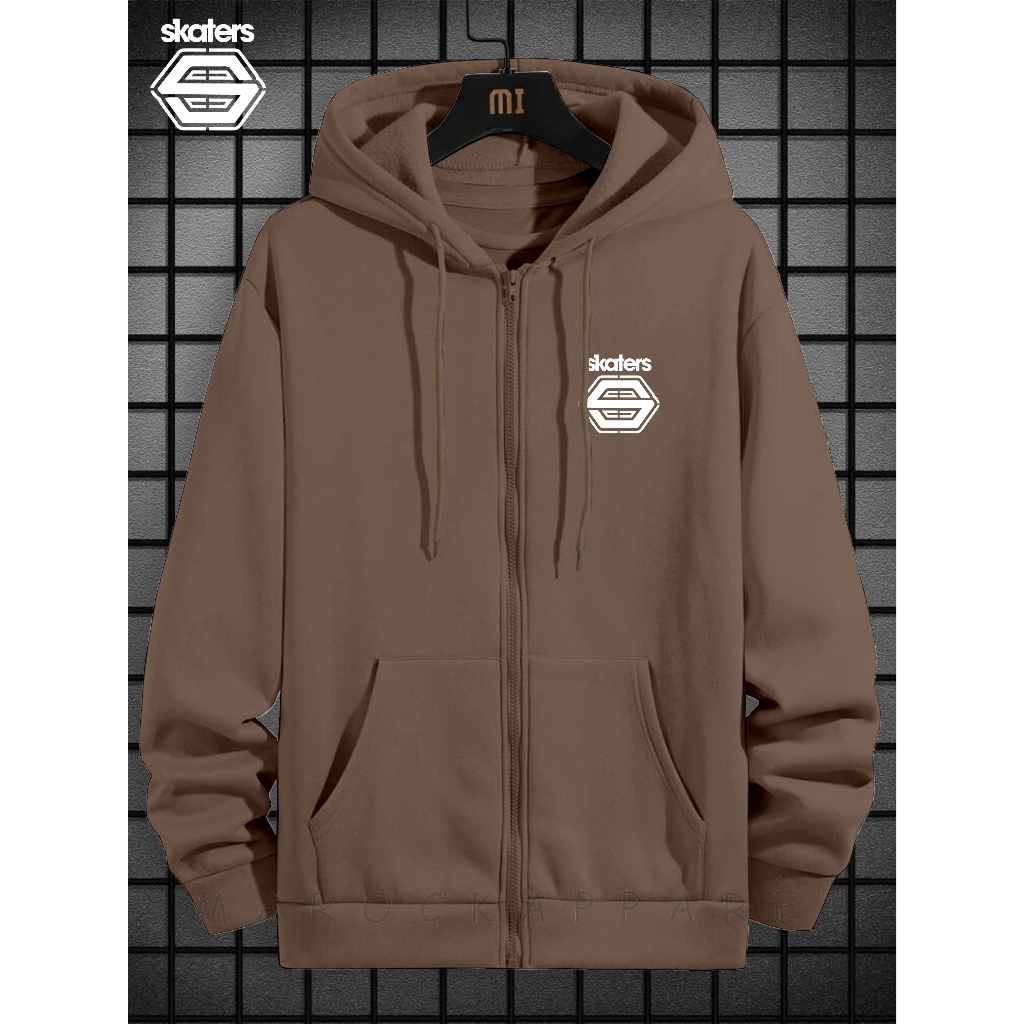 Sweater Hoodie Zipper Pria Skaters - Sweater Hoodie Resleting Pria Dewasa