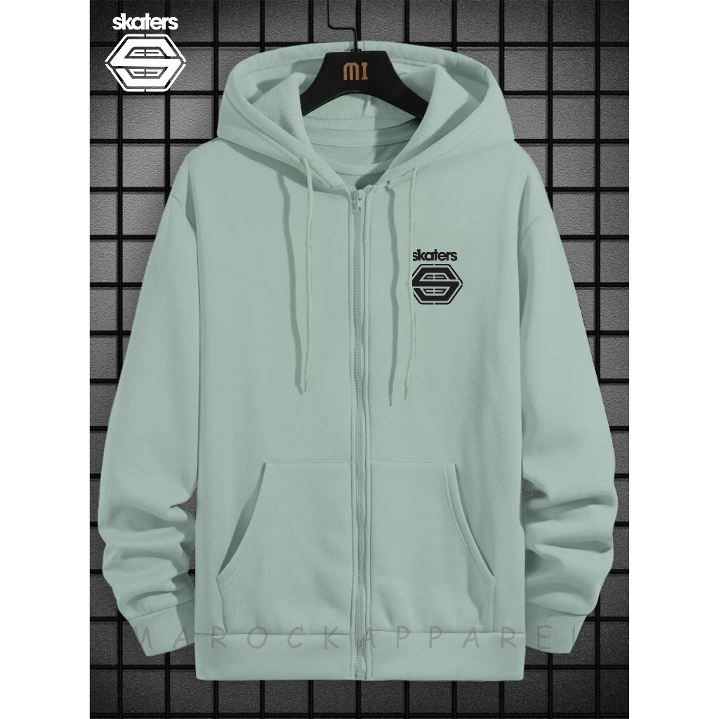Sweater Hoodie Zipper Pria Skaters - Sweater Hoodie Resleting Pria Dewasa