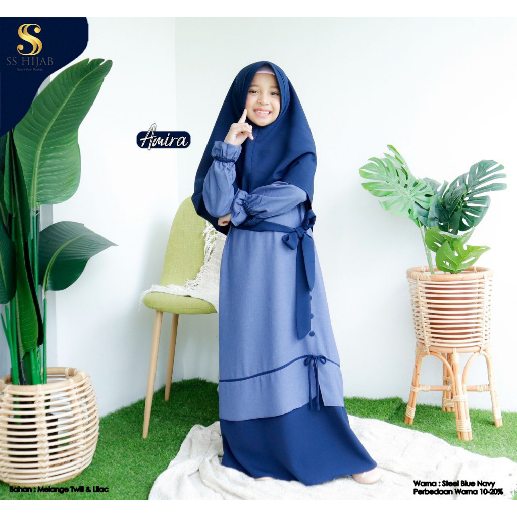 Ready Stok Siap Kirim Sarimbit Amir Amira by SS Hijab