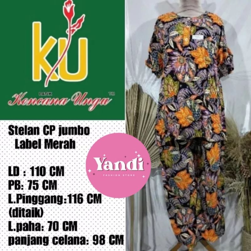 KENCANA UNGU ORI STELAN CP JUMBO LD 110 CM LABEL MERAH