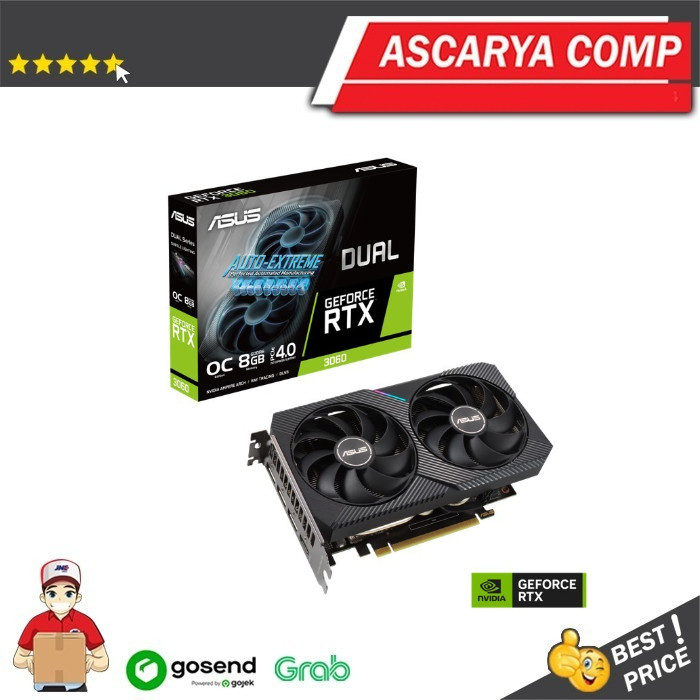 ASUS DUAL RTX 3060 OC 8GB GDDR6