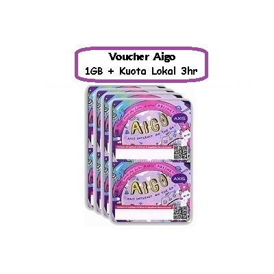 Voucher Axis 1.5gb + kuota lokal 3hr