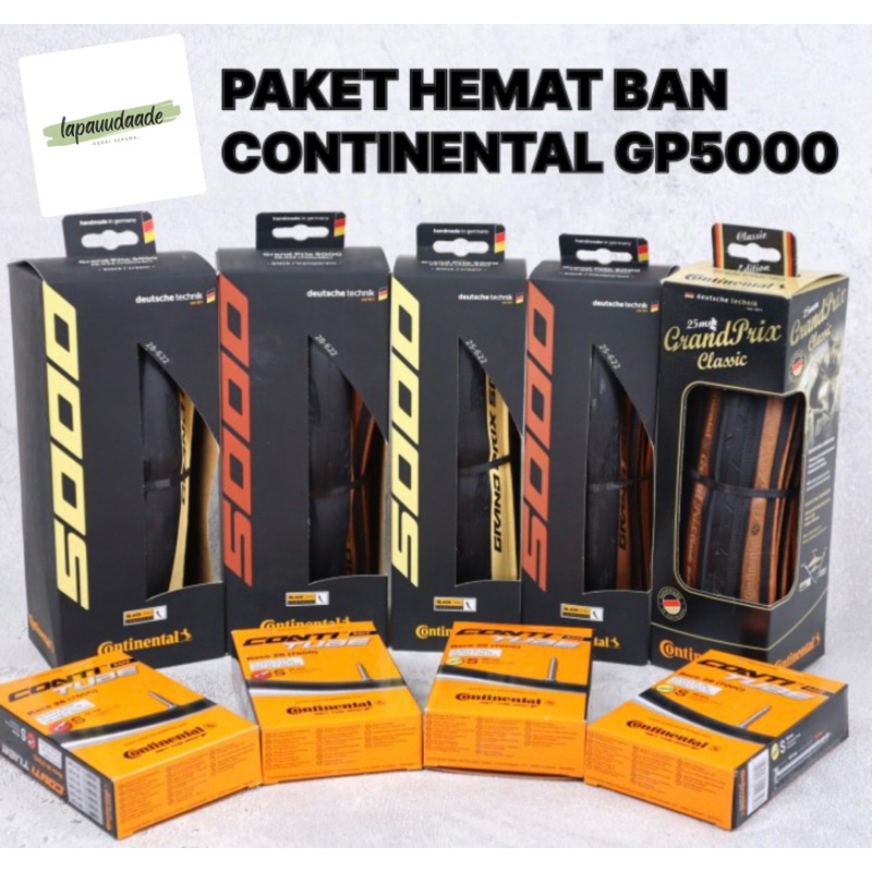PAKET HEMAT BAN CONTINENTAL GP5000 GP5000  Paket Bundling Ban GP 5000