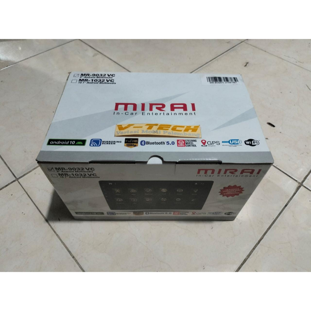 Headunit TV Car Radio Carplay & Android Mobil 9 Inch Mirai MR-9032VC 2/32Gb
