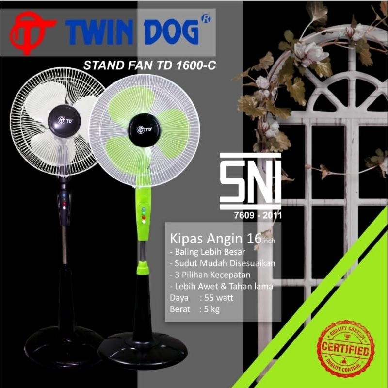 Stand fan TD16inch// Stand fan murah 16inch// Kipas berdiri 16inch