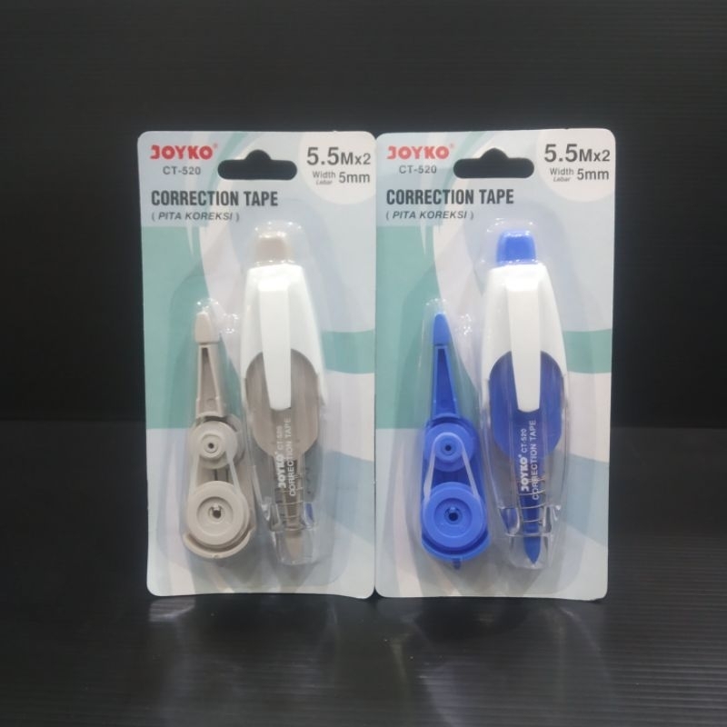 

JOYKO CORRECTION TAPE / PITA KOREKSI CT-520 5,5MX2 = 11M X 5MM