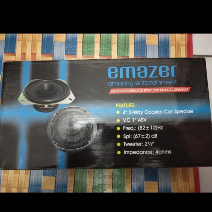 Speaker Emazer 4 Inch / Speaker Coaxial Emazer EZ SC 406 4 Inch