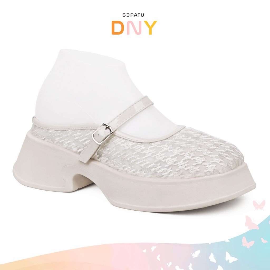 Sepatu DNY Sepatu Sandal Kekinian Wanita Wedges Casual Heels Perempuan Sandal Sepatu Wanita Import Trendy 0199