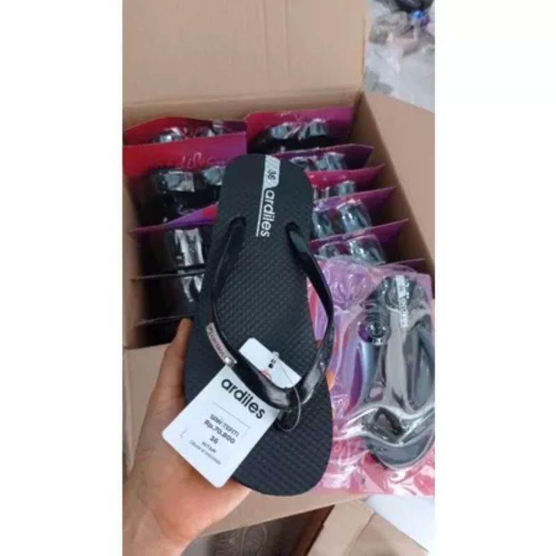 Sandal Wanita ARDILES ORIGINAL Jepit Tinggi 6Cm