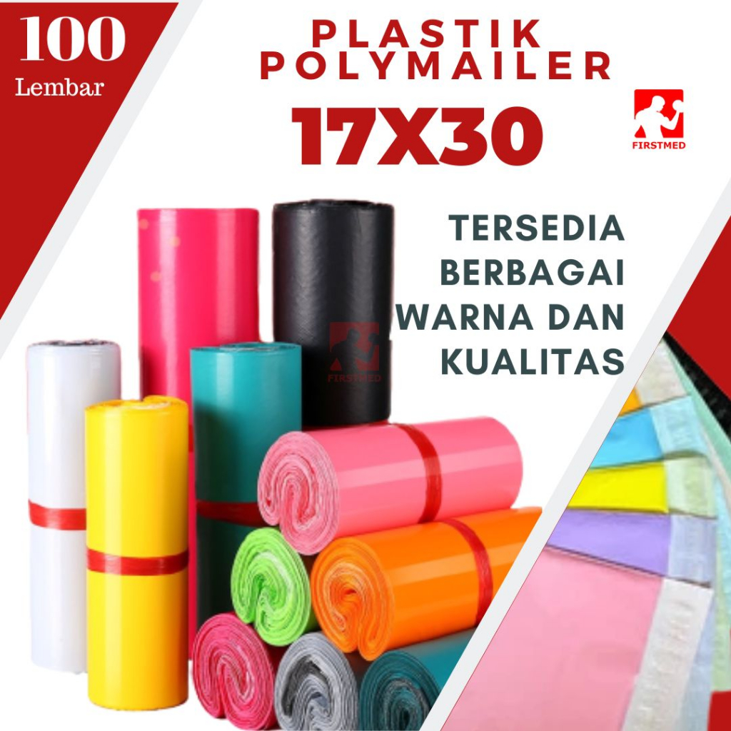 

PLASTIK POLYMAILER 17X30 100 PCS PLASTIK PACKING ONLINE SHOP PLASTIK BERLEM HITAM PLASTIK POLYMER