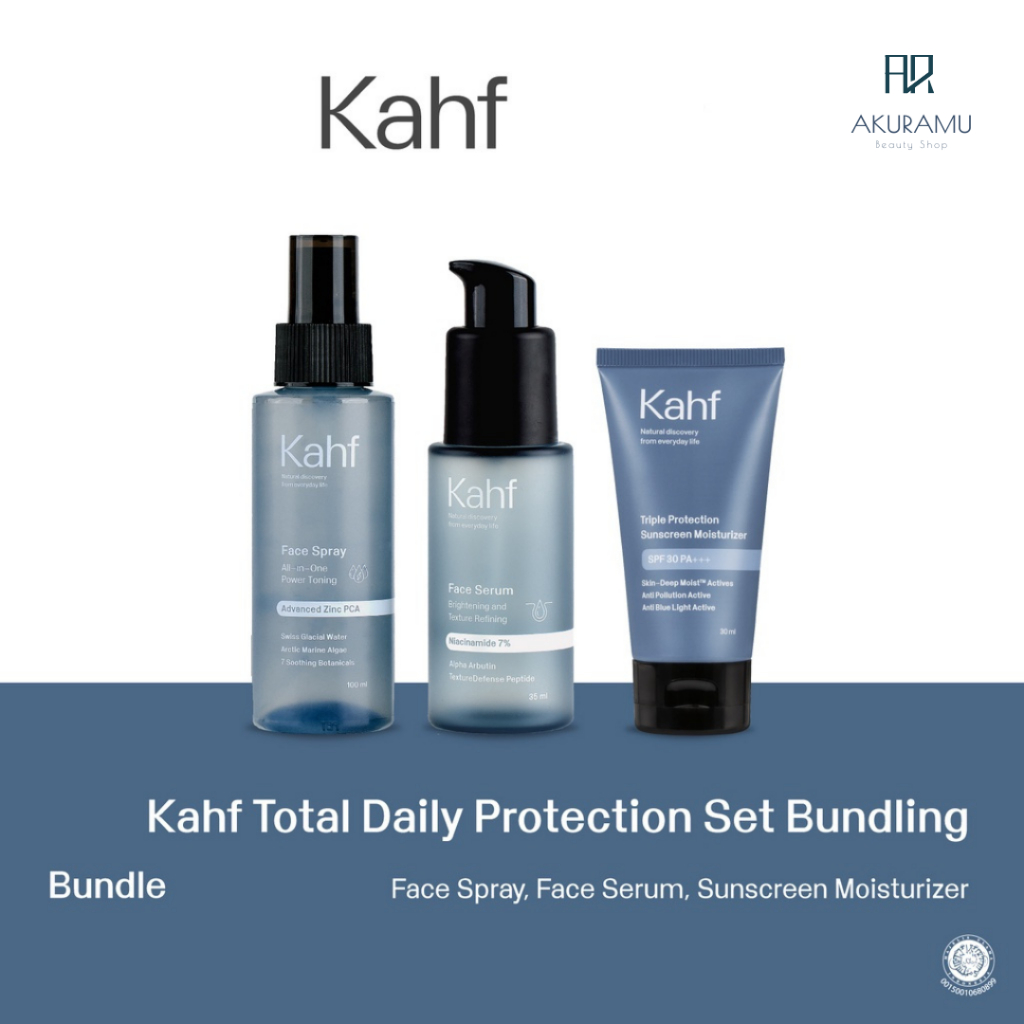 Kahf Paket Perlindungan Total - Bundling Kahf Paket Perlindungan Wajah Pria