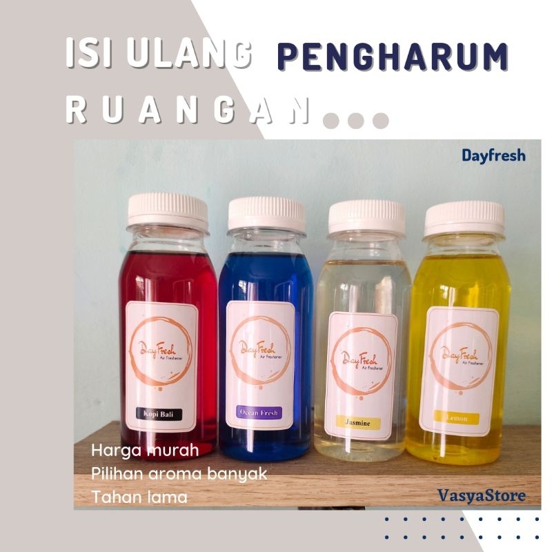 REFILL PENGHARUM RUANGAN VLEO SCENT 100ML PARFUM MOBIL MURAH Refill vleo - Formula  Parfum Ruangan / Mobil 100 Ml