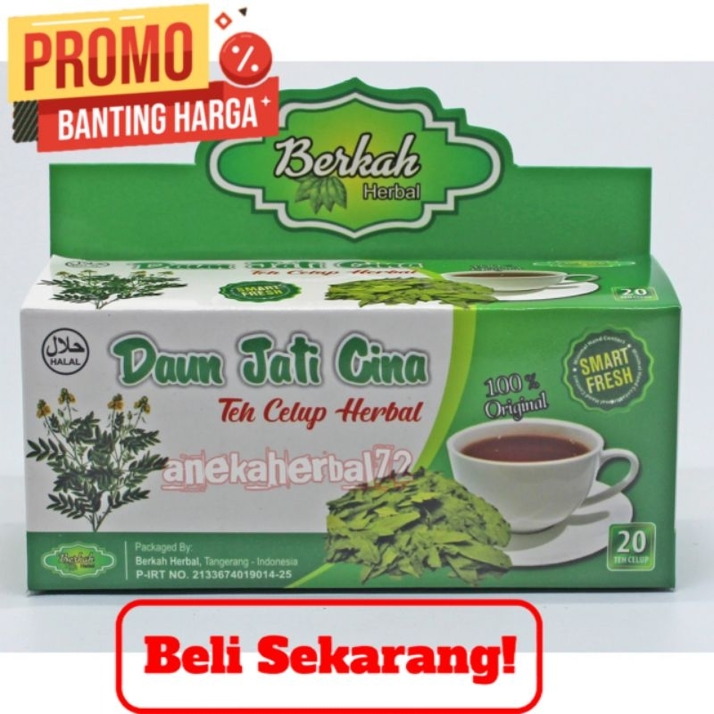 teh jati cina original 100% pelangsing celup