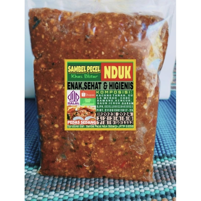 

sambal sambel bumbu pecel NDUK khas Blitar 200gr