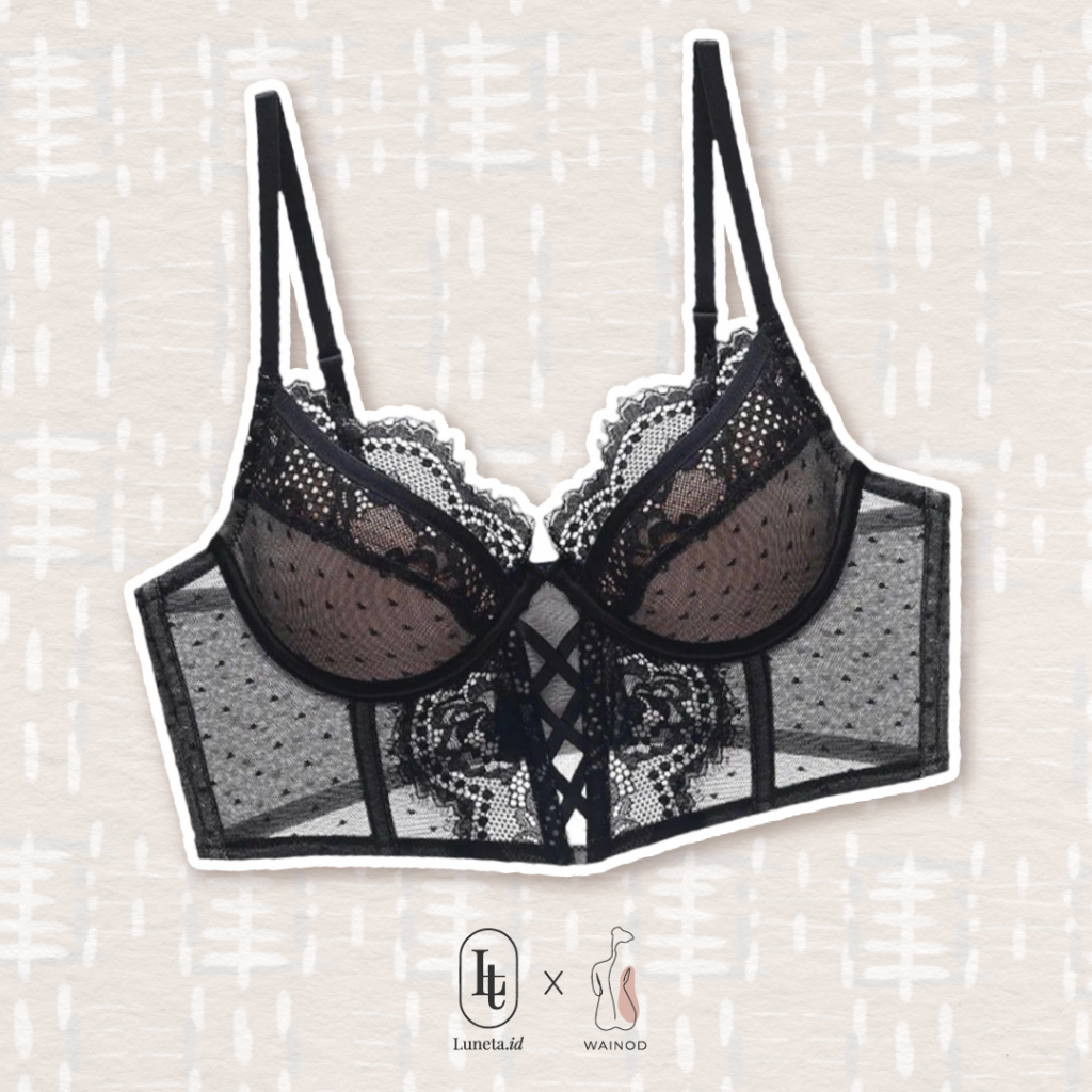[WAINOD X LUNETA] BEVERLY bustier size 32B-38D (tanpa outer)