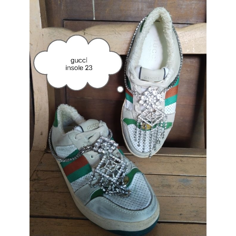 sepatu gucci screener preloved
