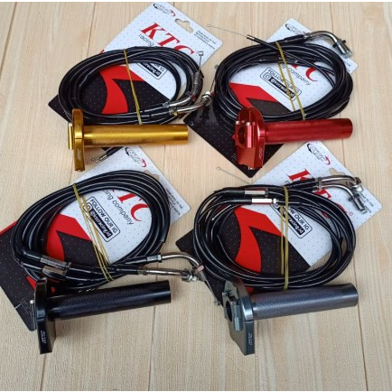 GAS SPONTAN MOTO 1 RACING CNC 2 KABEL BLACK NOT KTC KYTACO As lexi nouvo ninja rr satria fi sonic mx