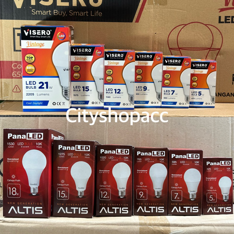 Lampu Panaled Altis 5w 7w 9w 12w 15w 18w Lampu Led Bulb panaled altis 5watt 7watt 9watt 12watt 15watt 18watt bohlam led