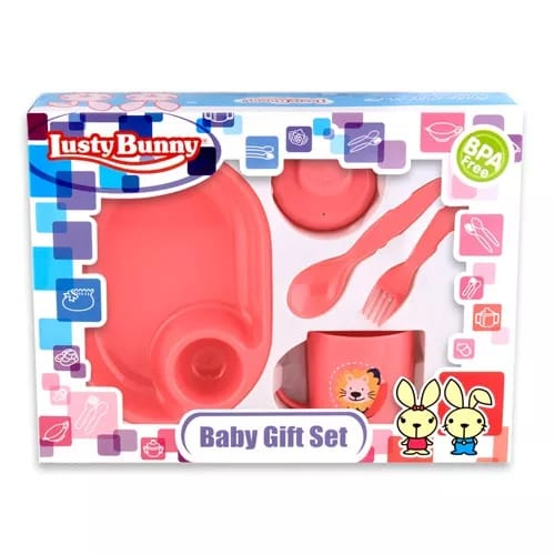 LUSTY BUNNY FEEDING SET 5PCS LB1417 &amp; LUSTY BUNNY FEEDING SET 5PCS LB1416
