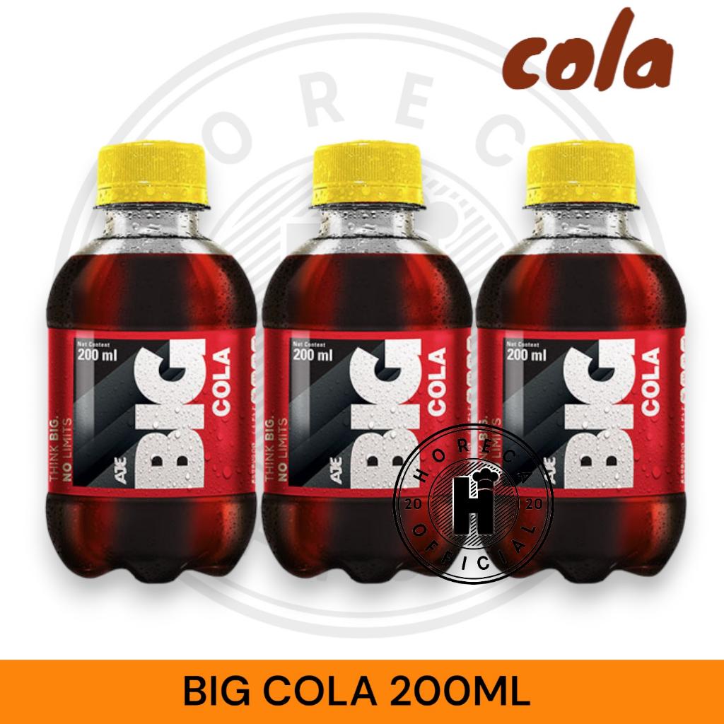 BIG COLA SOFT DRINK SODA 200ML | MINUMAN RINGAN BIGCOLA SODA 200 ML