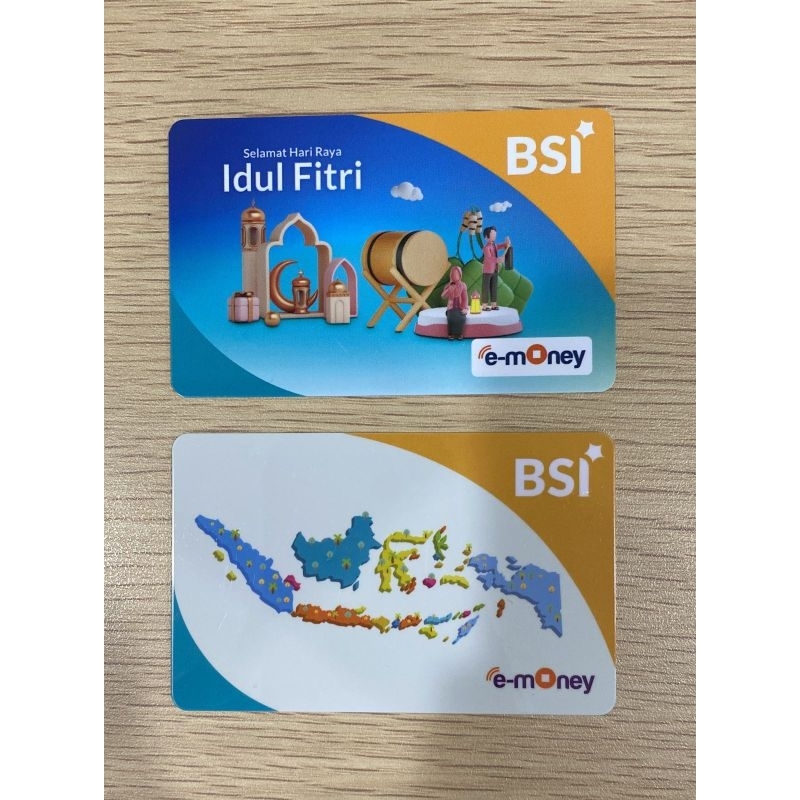 Kartu etoll emoney BSI Bank Syariah Indonesia not Flazz or Brizzi