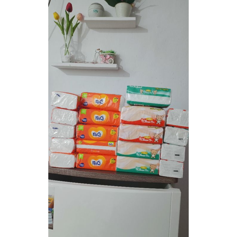 tisu clean plus 180 sheet