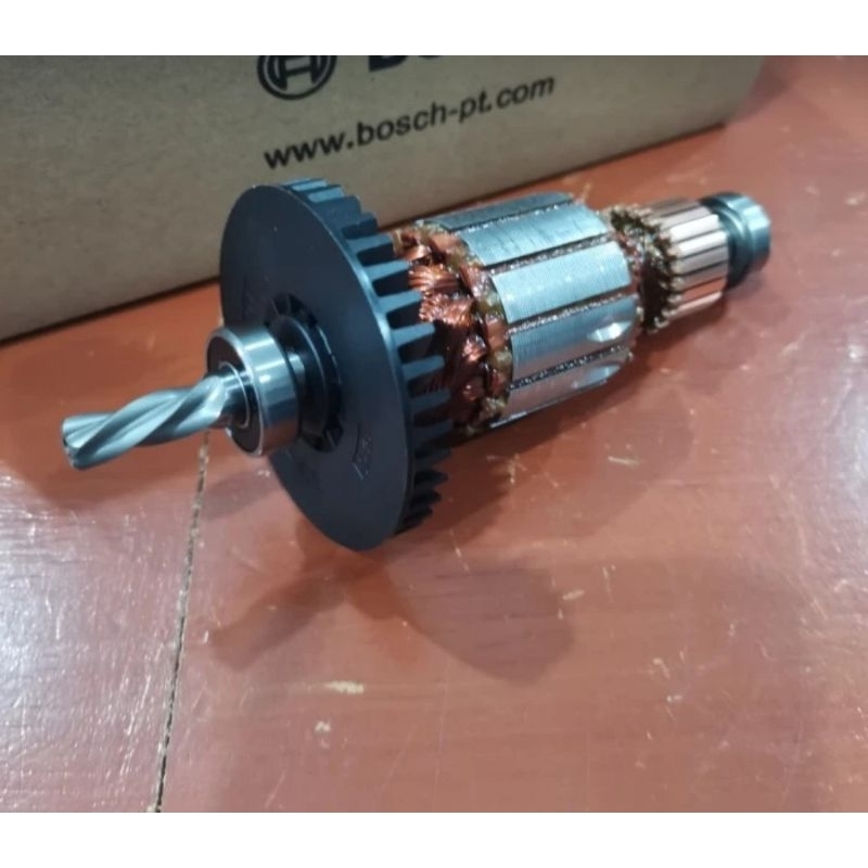 ARMATUR / ANGKER + STATOR / RUMAH ANGKER UNTUK MESIN BOR BOSCH GBM 350 ORIGINAL BOSCH