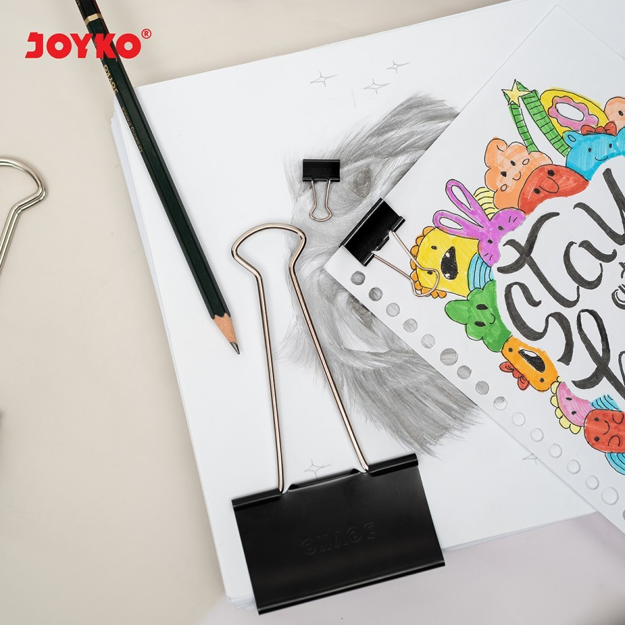 

Binder Clip Joyko Kecil Sedang Besar Paper Klip File Penjepit Kertas Kuat Berkualitas