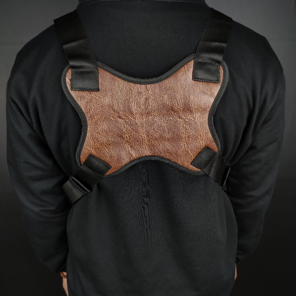 TAS SALEMPANG CHEST BAG CHEST RIG BAG TAS DADA KULIT PU LEATHER POLO AMSTAR