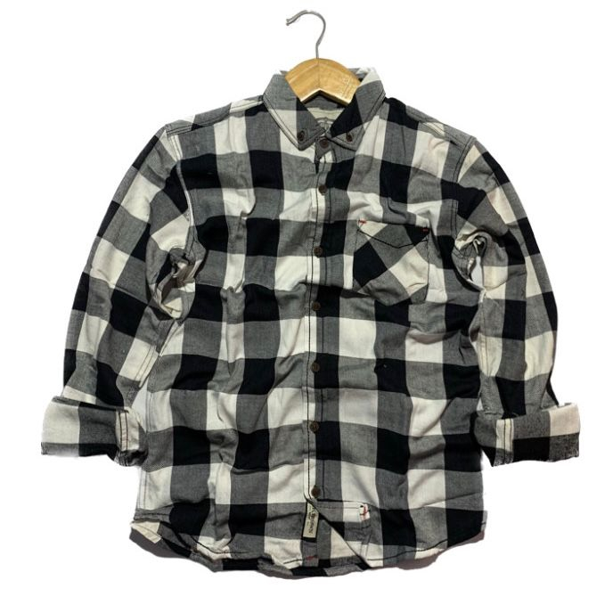 KEMEJA FLANEL JACK BROWN PREMIUM LENGAN PANJANG JB15