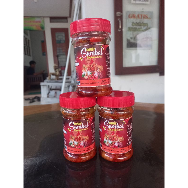 

Sambal Suwir Daging Kelinci