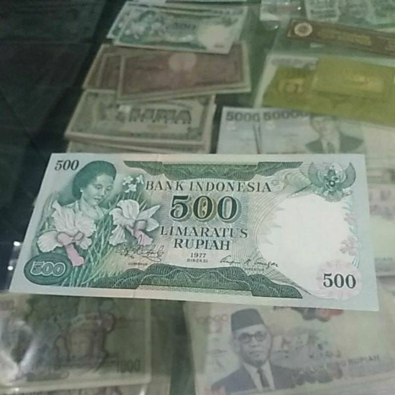 uang kuno 500 konde 1977 asli.3